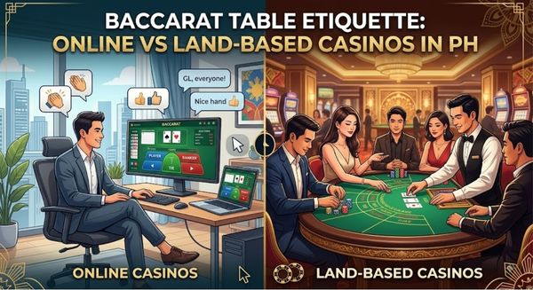 Baccarat Table Etiquette: Online vs Land-Based Casinos in PH
