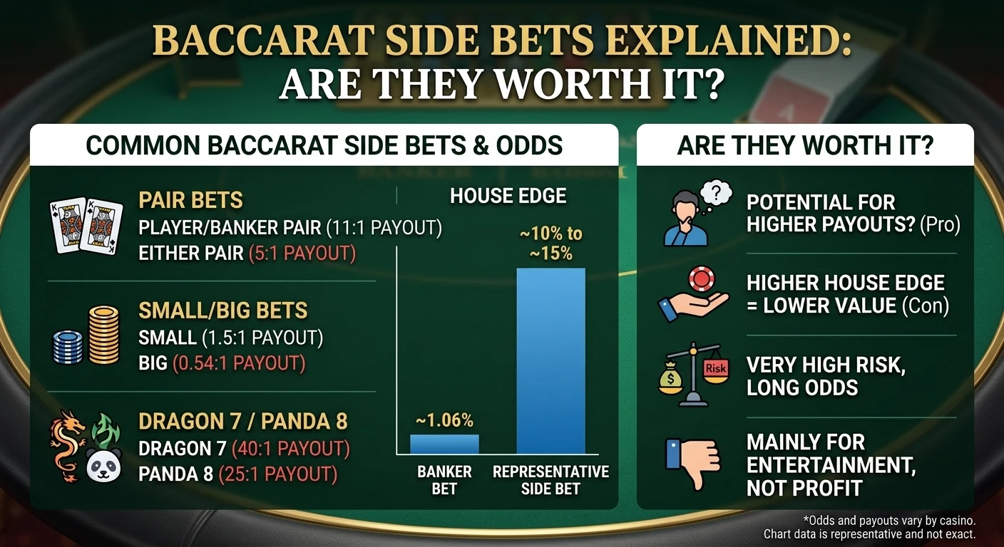 Baccarat Side Bets Explained: Are They Worth It?
