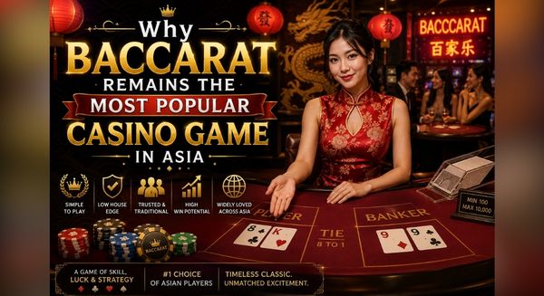 Why Baccarat Remains the Most Popular Casino Game in Asia